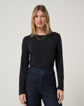 Cloud Long Sleeve Tee Women/Black