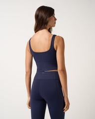 Moveknit Rib Sport Top Women/Navy Blazer