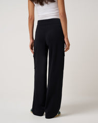 Friday Doubleknit Utility Wide Leg Pant Women/Black