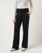 Cloud Terry Wide Leg Pant Women/Black