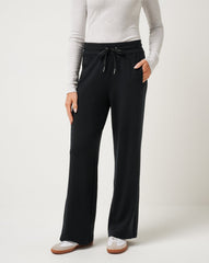 Cloud Terry Wide Leg Pant Women/Black