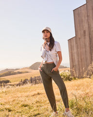 Moontide Pant Women|Golf/Grape Leaf