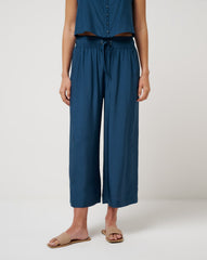 Savanna Cropped Wide Leg Pant Women/Poseidon