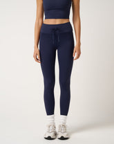 Moveknit Tie Bonded Legging Women|Golf/Navy Blazer