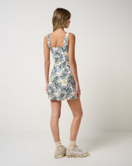 MoveKnit Sleeveless Printed Dress Women|Golf/Sandshell Multi
