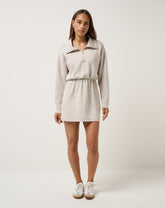Skyloft Soft Zip Dress Women/Heather Savannah Tan