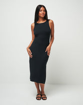 Cloud Rib Hadley Wood Dress Women/Black