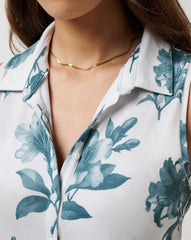 Tie Breaker Polo Dress Women|Golf/Moonbeam