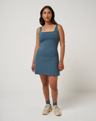 Moveknit Afterglow Dress Women|Golf/Dark Slate