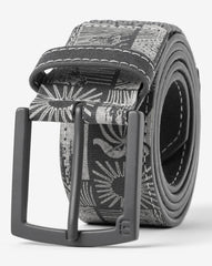 Marina Mingle Canvas Stretch Belt Accessories|Golf/Ebony