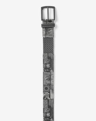 Marina Mingle Canvas Stretch Belt Accessories|Golf/Ebony