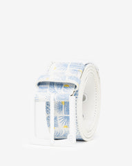 Coconut Mojito Canvas Stretch Belt Accessories|Golf/White