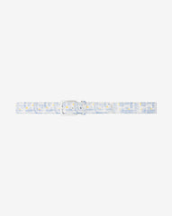 Coconut Mojito Canvas Stretch Belt Accessories|Golf/White
