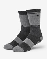 Baja 2.0 Crew Sock Accessories/Heather Grey Pinstripe