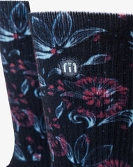 Flourish Crew Sock Accessories/Mood Indigo
