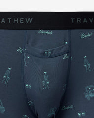 Lost City Boxer Accessories/Mood Indigo