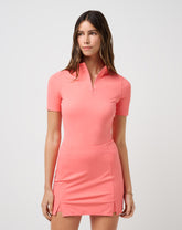 Sunfire Zip Polo Golf/Porcelain Rose