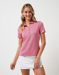 Featherweight Active Polo Golf/Heather Persian Red