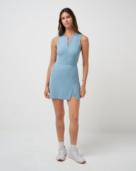 Sunfire Zip Dress Golf/Smoke Blue