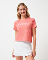 Ten For Ten Graphic Tee Golf/Heather Porcelain Rose