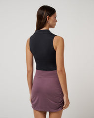 Skyline Polo Bodysuit Golf/Heather Black