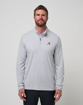 Alabama Time To Tailgate Quarter Zip Game Day|New/Heather Grey