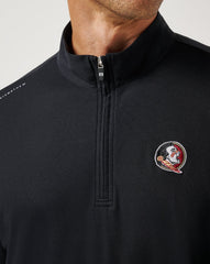 FSU Time To Tailgate Quarter Zip Game Day|New/Black