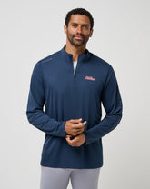 Mississippi Time To Tailgate Quarter Zip Game Day|New/Navy