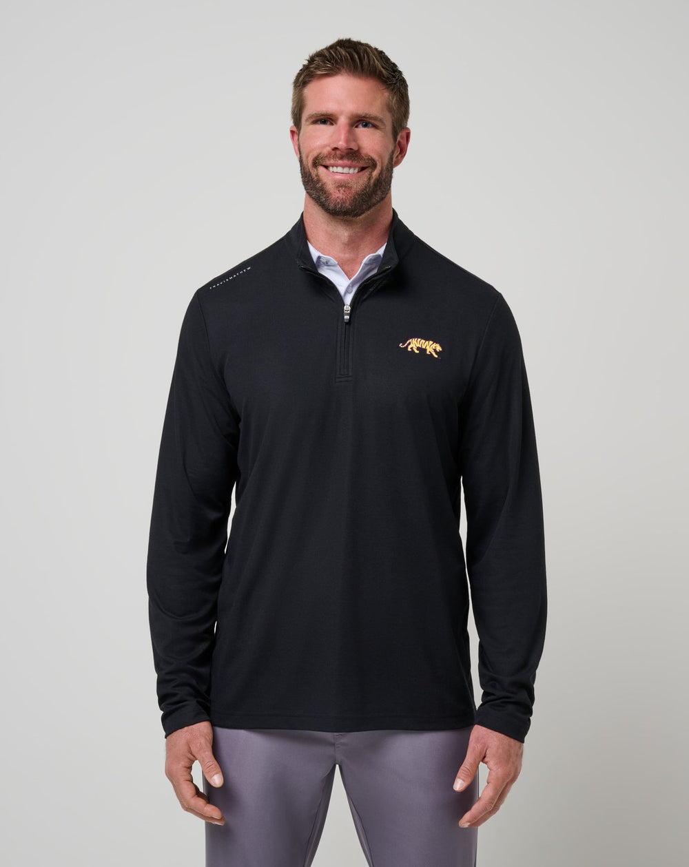 LSU Time To Tailgate Quarter Zip Game Day|New/Black