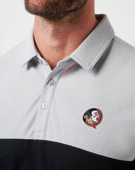 FSU Drop Back Polo Game Day|New/Heather Grey/Black