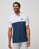 Auburn Drop Back Polo Game Day|New/White/Navy