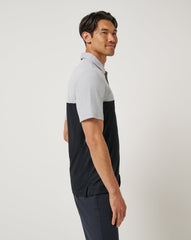 LSU Drop Back Polo Game Day|New/Heather Grey/Black