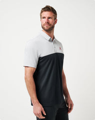 Alabama Drop Back Polo Game Day|New/Heather Grey/Black