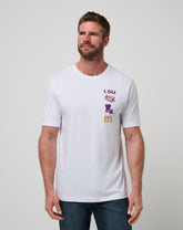 LSU Playoffs 2.0 Tee Game Day|New/White