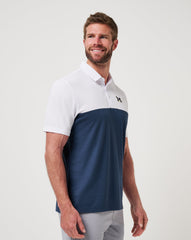 Michigan Drop Back Polo Game Day|New/White/Navy