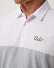 UCLA Drop Back Polo Game Day|New/White/Heather Grey