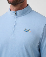UCLA Time To Tailgate Quarter Zip Game Day|New/Heather Blue