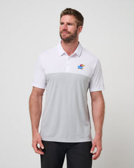 Kansas Drop Back Polo Game Day|New/White/Heather Grey