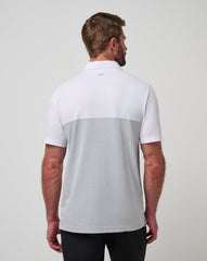 Kansas Drop Back Polo Game Day|New/White/Heather Grey