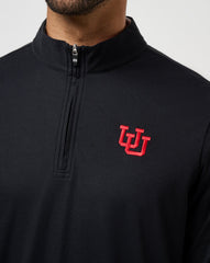 Utah Time To Tailgate Quarter Zip New/Black