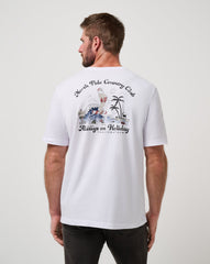 Holly Jollies Tee Men/White