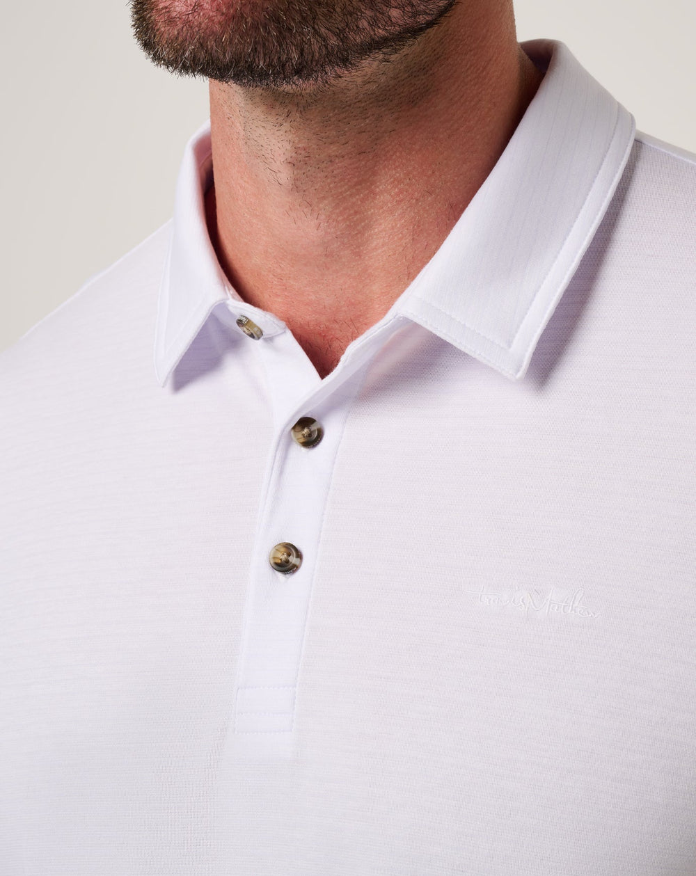The Zinna 2.0 Long Sleeve Polo Men/White