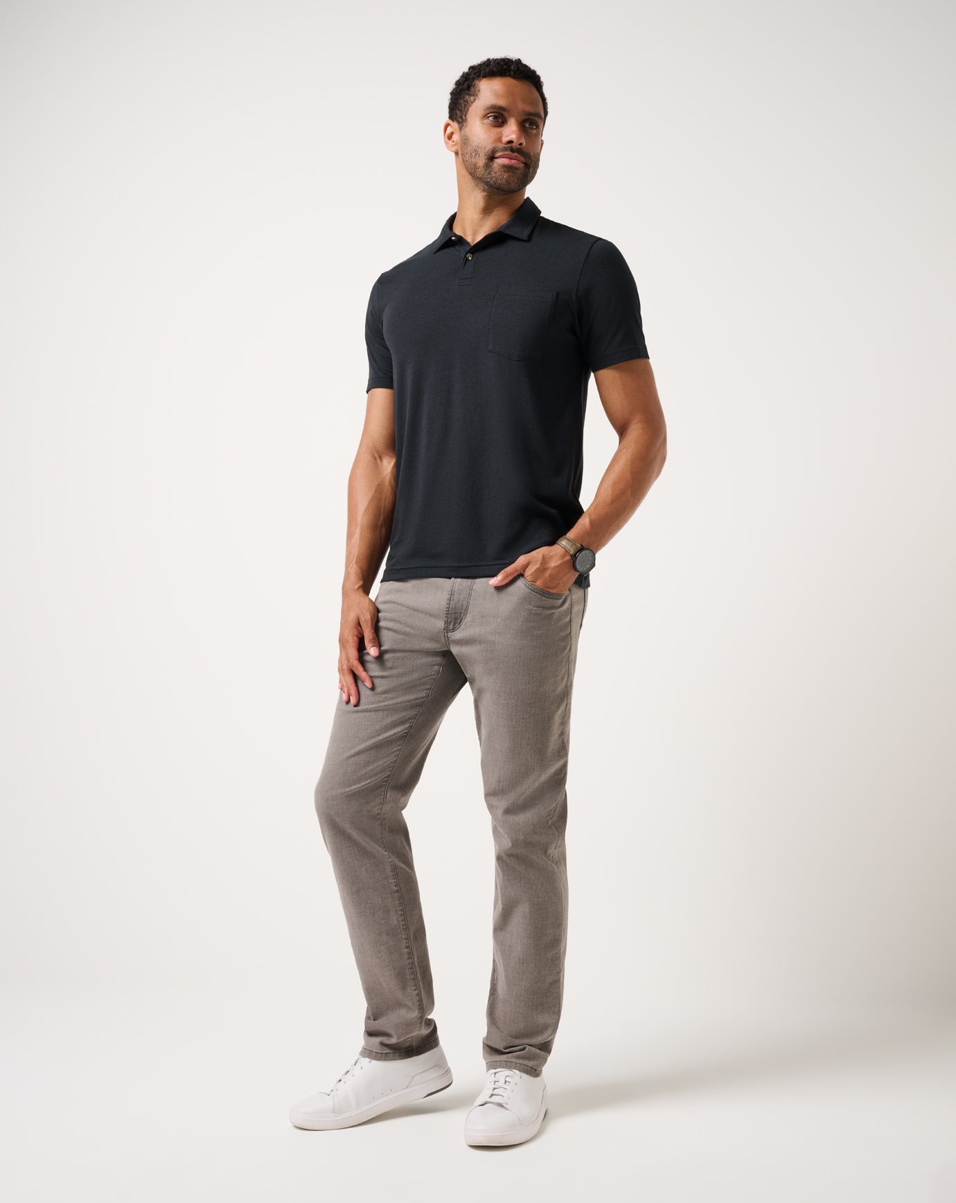 The Cloud Polo Men/Black