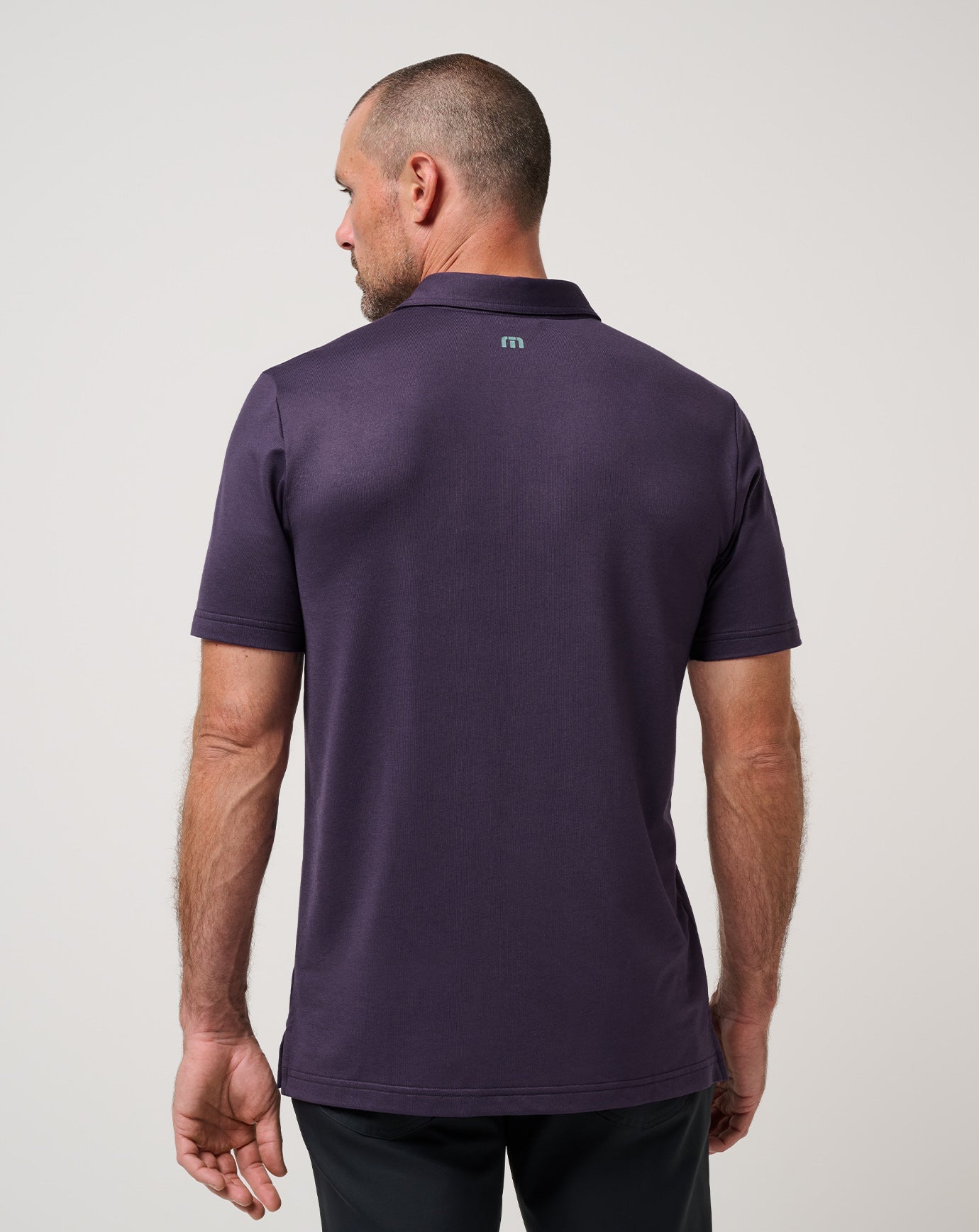 Featherweight Chest Stripe Polo Men|Golf/Purple Velvet