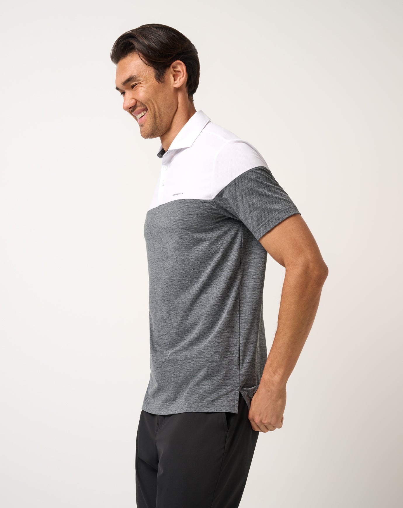Heater Pro Color Block Polo Men|Golf/White