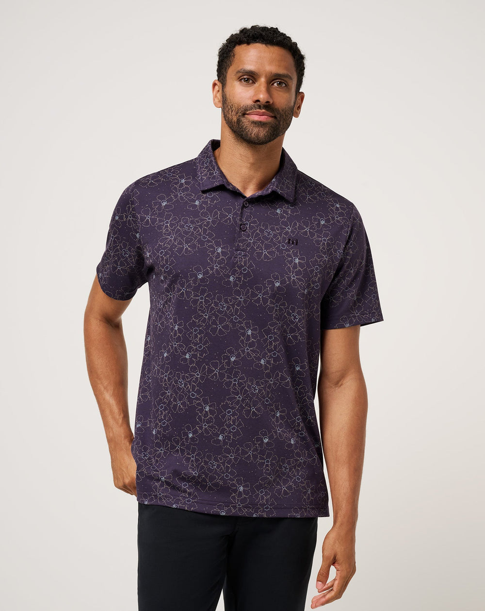 Just My Type Polo Men/Purple Velvet