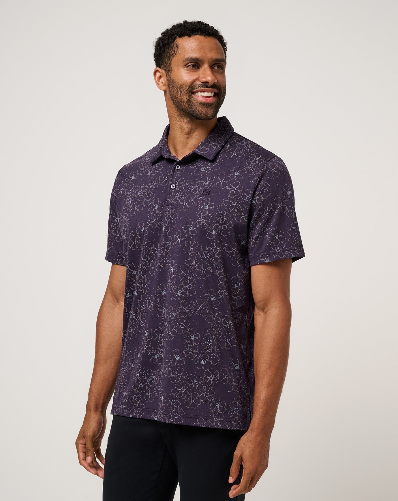 Just My Type Polo Men/Purple Velvet