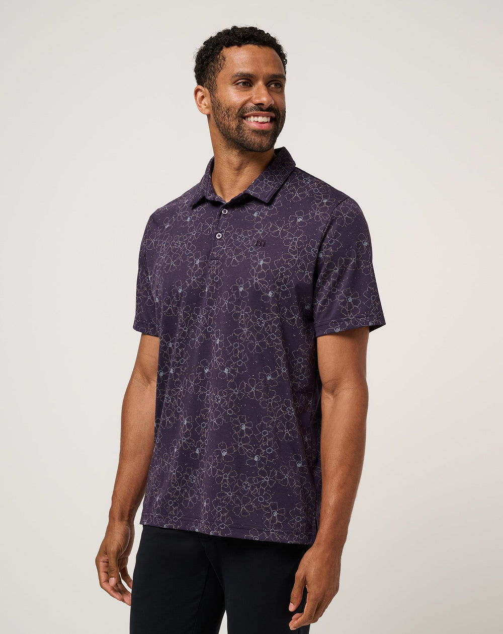 Just My Type Polo Men/Purple Velvet
