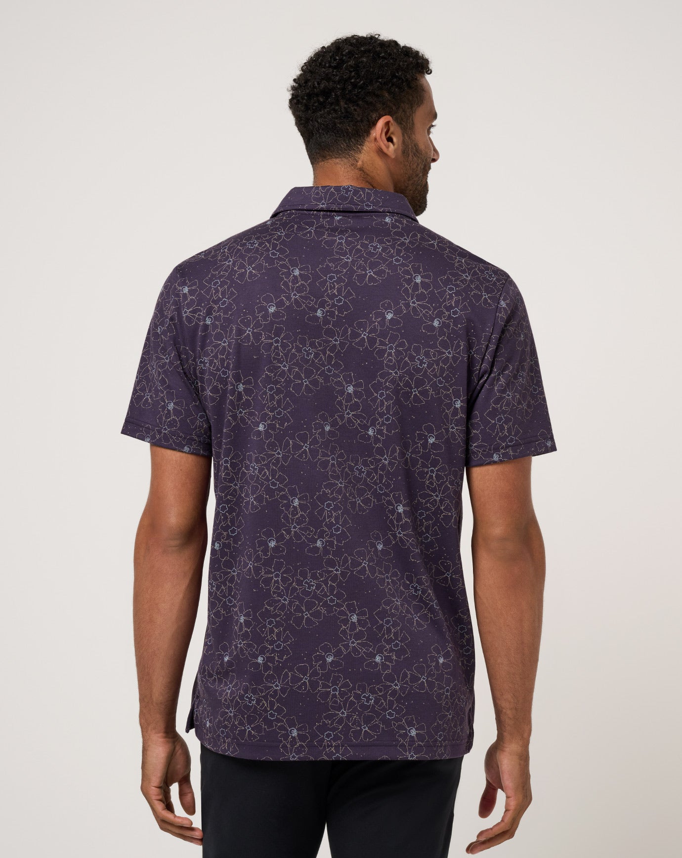 Just My Type Polo Men/Purple Velvet