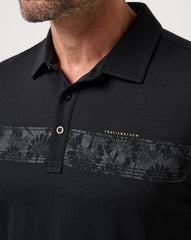 Performance Jersey Flight Polo Men|Golf/Black